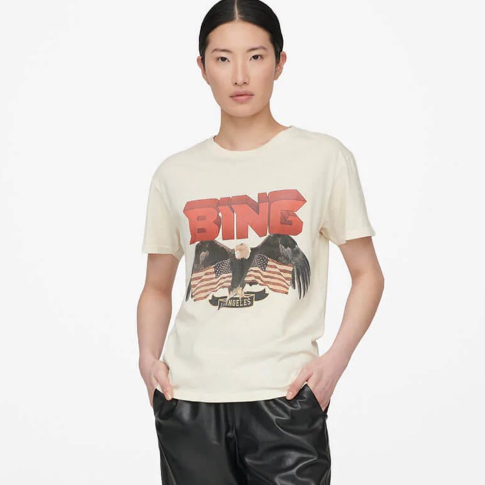Anine Bing Vintage Eagle T-Shirt